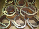 Flame Cut and Rolled 50mm Thick Clamps